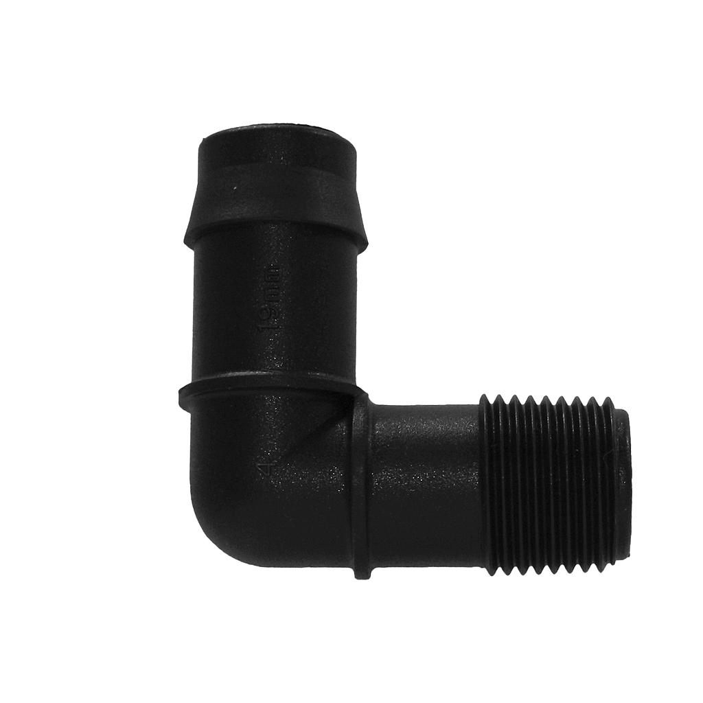 E34G12M 19Px15mmMi Poly Elbow