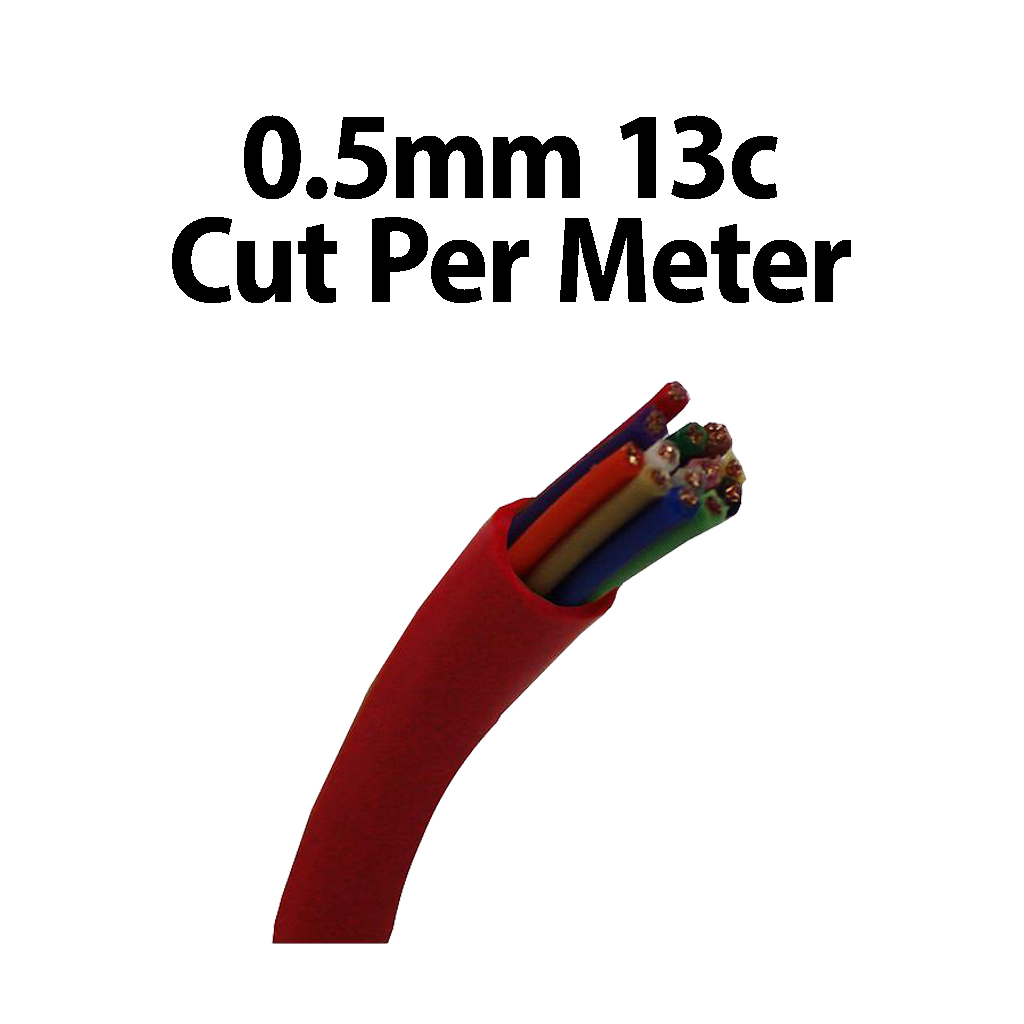 Wire Multicore 0.5mm 13C Cut Per Meter